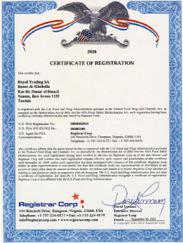 2026 Royal Trading FDA